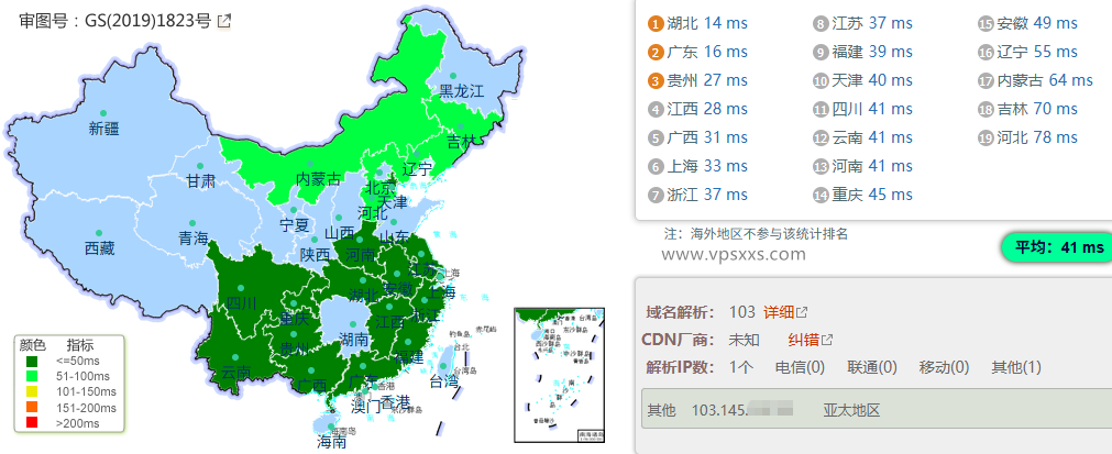 VPS.CAT香港三网直连VPS国内ping