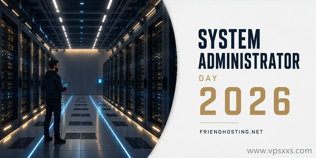 Friendhosting系统管理员日全场五折