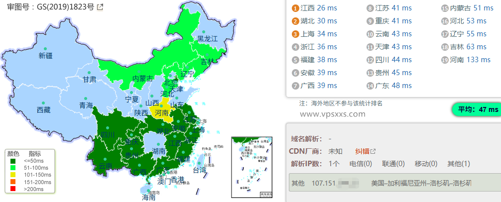 云途香港优化TKO VPS到内地的延迟速度测试