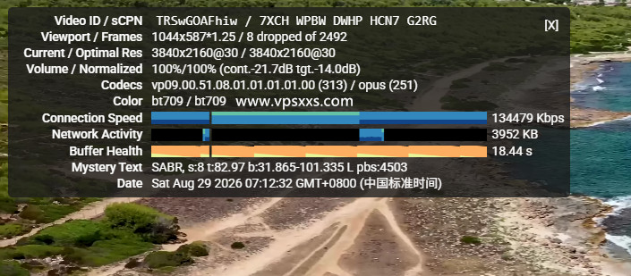 QQG.NET美国洛杉矶BGP VPS看youtube