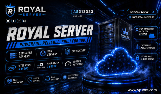 Royal-Server罗马尼亚VPS独立服务器促销