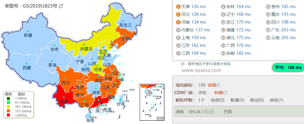 ZgoCloud德国AMD VPS到国内的延迟速度测试