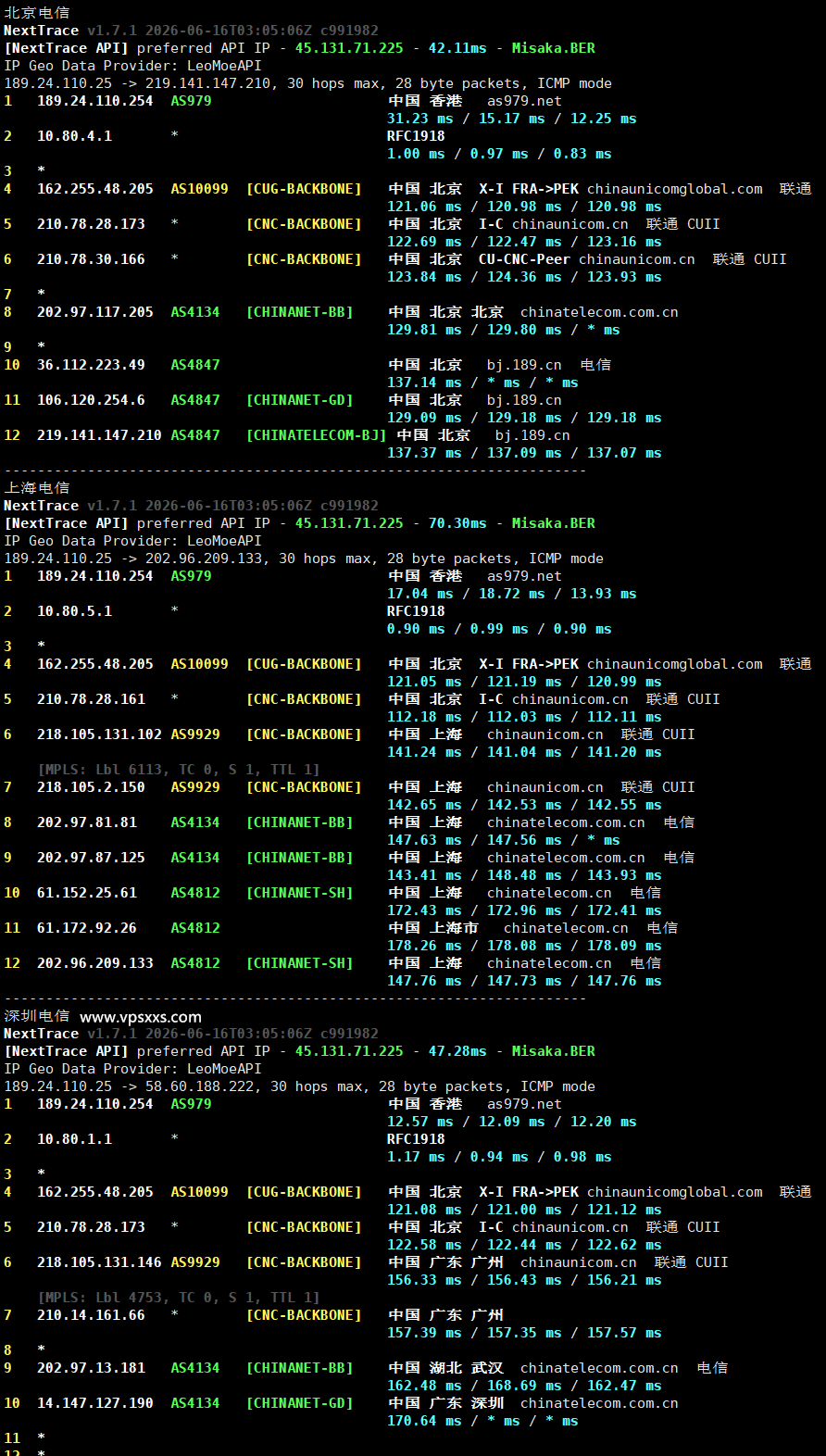 ZgoCloud德国AMD VPS电信回程路由