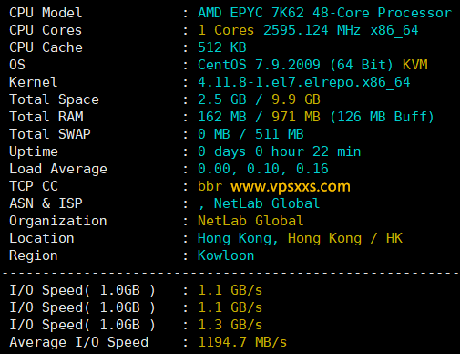 ZgoCloud德国AMD VPS硬件测试