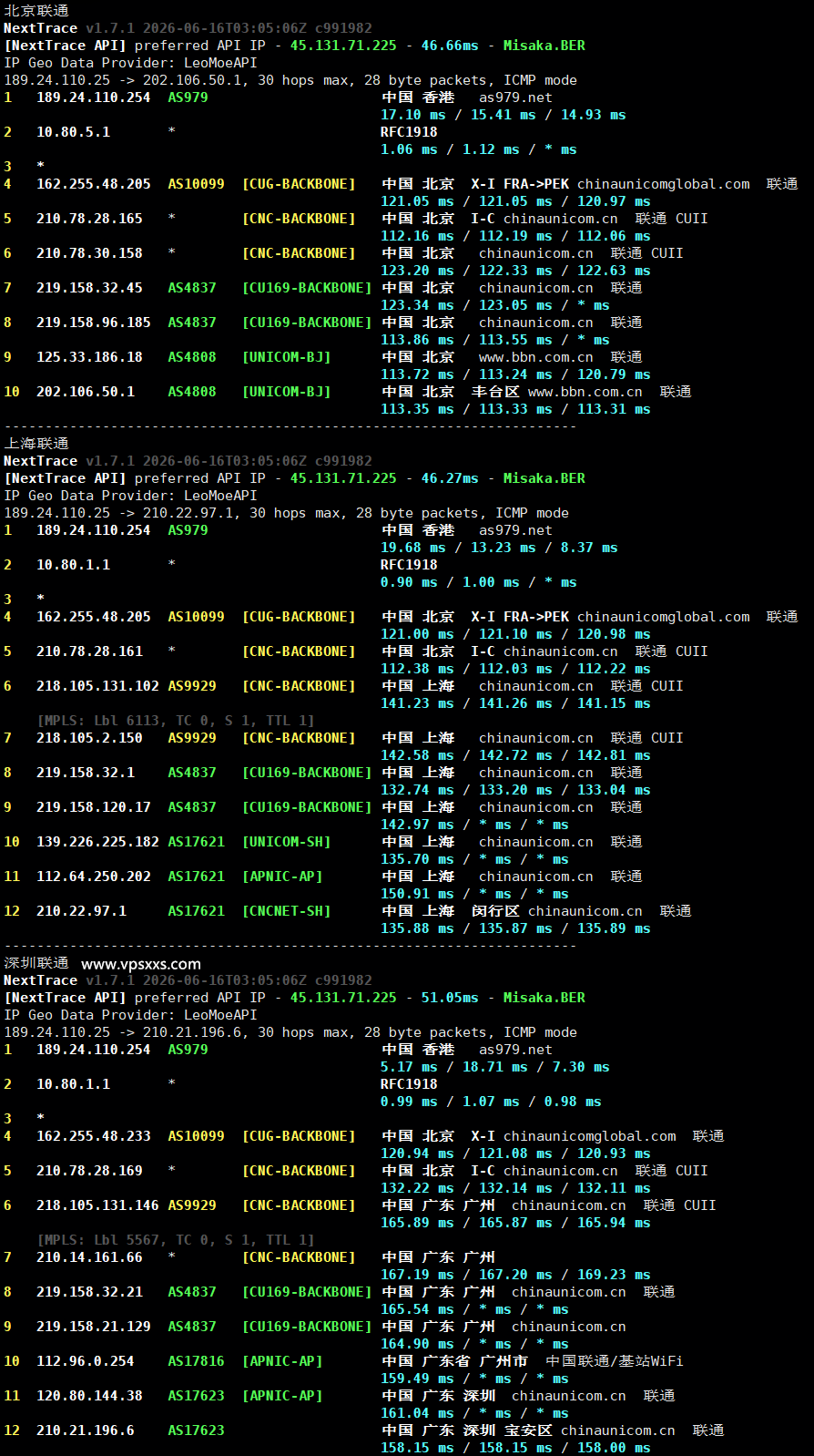ZgoCloud德国AMD VPS联通回程路由
