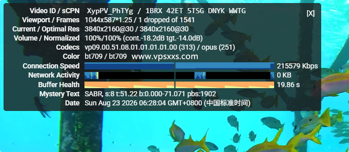 云途德国VPS看youtube