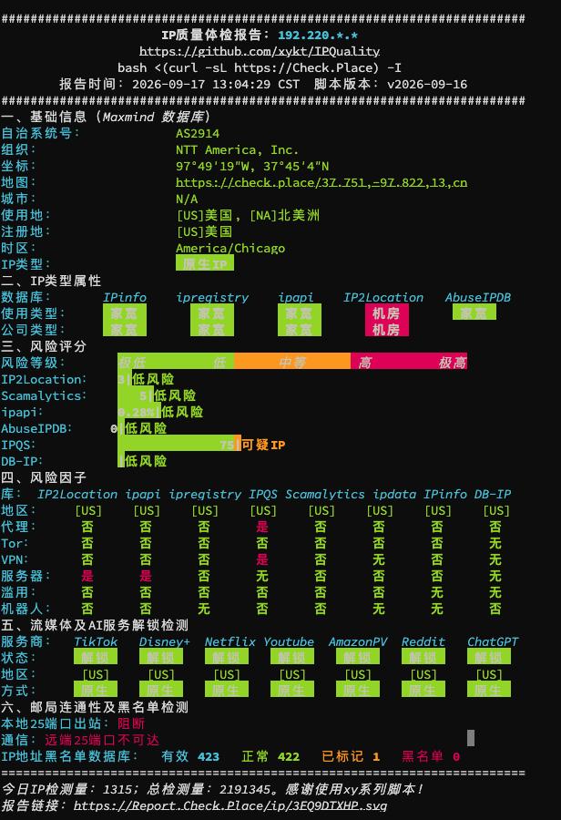 NovixLink美国NTT双ISP住宅192.220段检测4