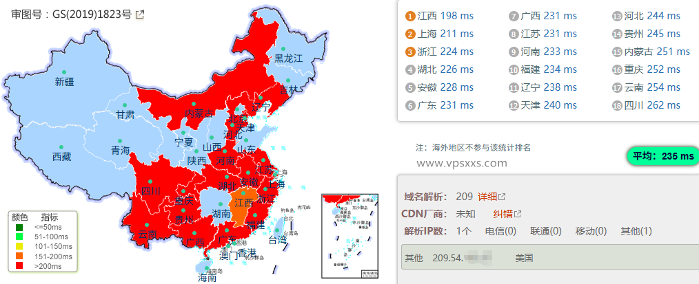 ServerHost美国纽约VPS到国内的延迟速度测试